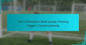 3-4-1-2 Formation: Build-up play, Pressing triggers, Counter-pressing