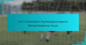 3-4-1-2 Formation: Psychological Aspects, Mental Resilience, Focus