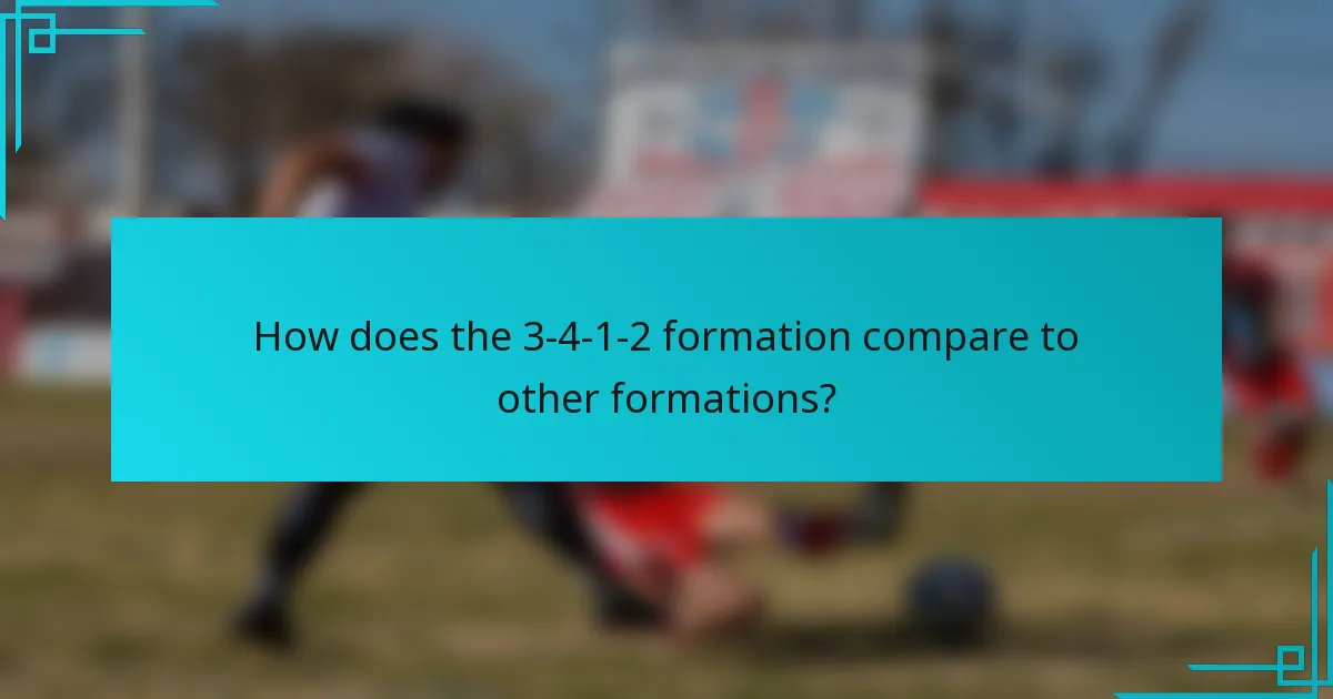 How does the 3-4-1-2 formation compare to other formations?